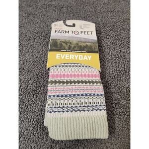 Farm to Feet Socks Franklin Crew USA Merino Small 4-6.5 Everyday Lightweight